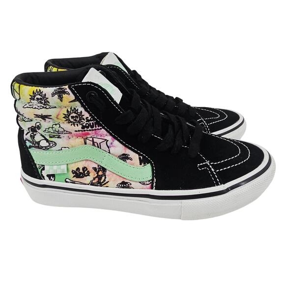 Vans Other - Vans Skate Sk8-Hi Shroom Doom Black Green Skate Sneaker Men's 5 fits Women's 7